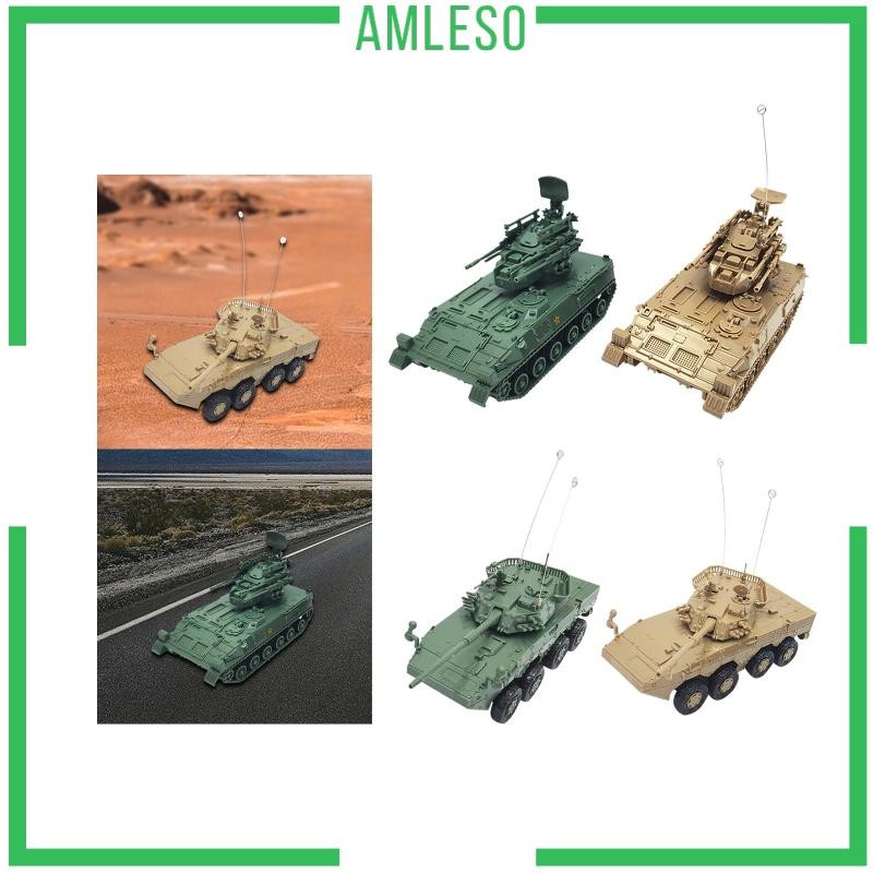 [Amleso] 1:72 Armored Vehicles 4D Tank Model Crafts Reconnaissance Vehicles Puzzle