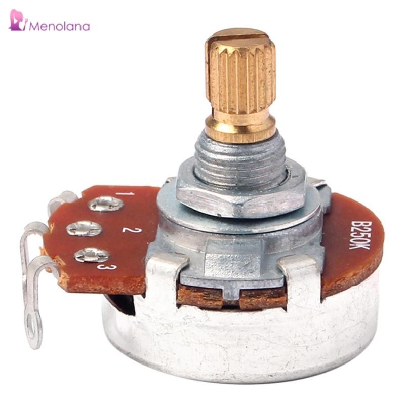 [Menolana] 5x Instrument b250K Push Pull Control Pot Pot Potentiometer สําหรับกีตาร์ไฟฟ้า