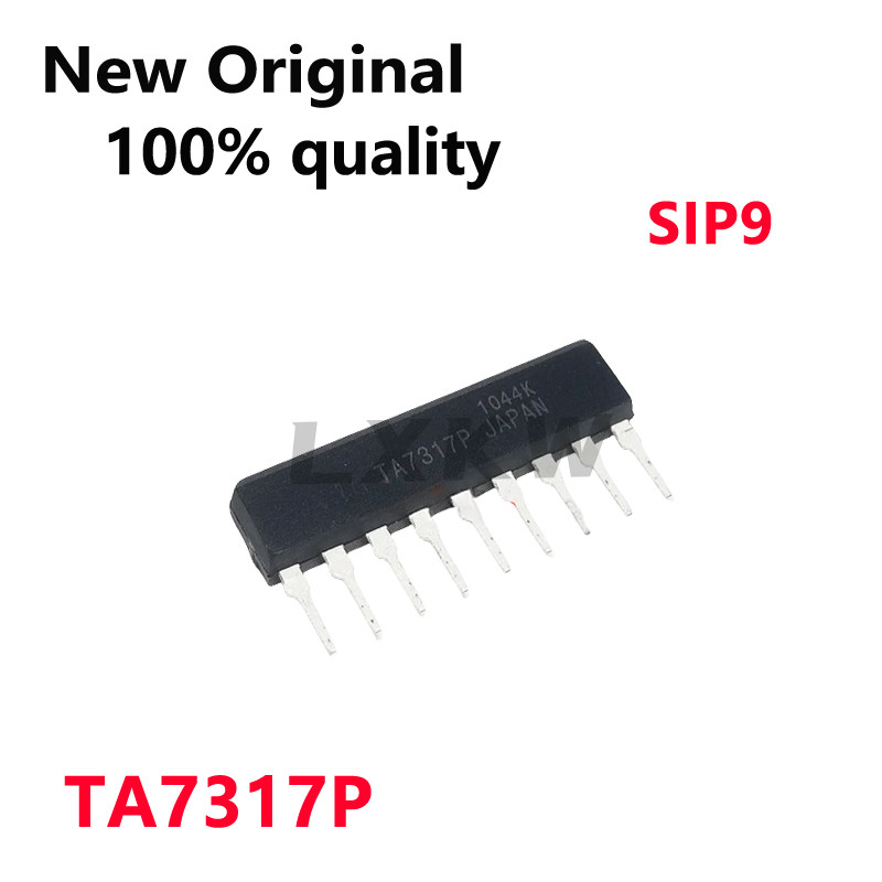 5-10/PCS ใหม่ Original TA7317P SIP9 เครื่องขยายเสียงป้องกันวงจรลําโพงชิปในสต็อก
