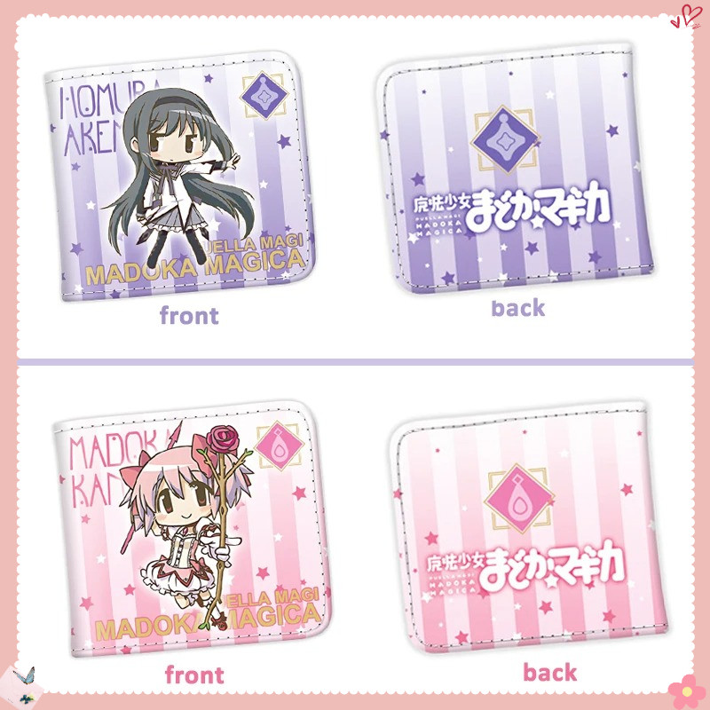 อะนิเมะ Puella Magi Madoka Magica กระเป๋าสตางค์ใบเล็ก ออกแบบโดย Akemi Homura