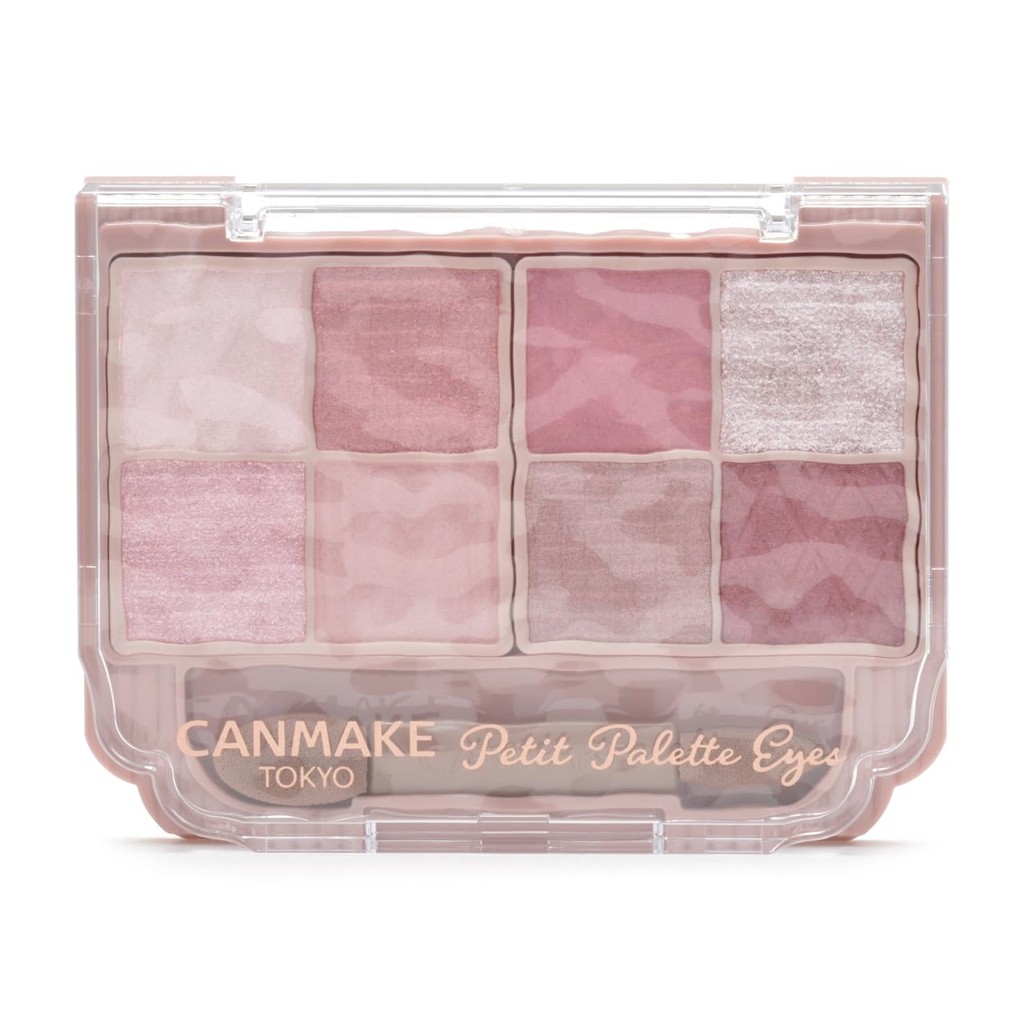 CANMAKE Petit Palette Eyes 03 Mignonne Ribbon 2.0g อายแชโดว์พาเลทพร้อมเคล็ดลับสีชมพู