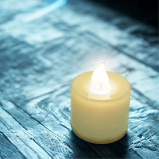 เทียน LED แถมถ่าน เทียนปลอมไฟฟ้า ใช้ตกแต่งหิ้งพระ งานมงคล งา…