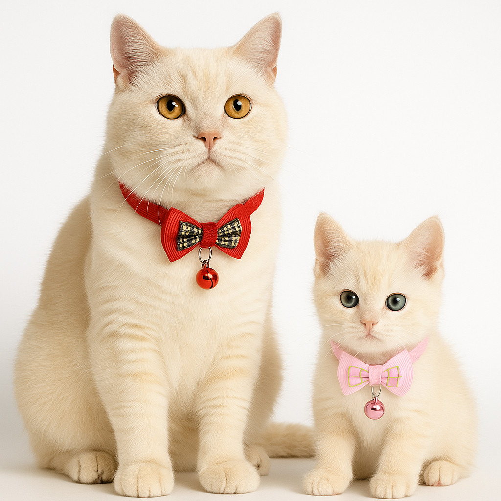 ปลอกคอ  ปรับขนาดได้พร้อมกระดิ่ง  ปลอกคอสัตว์เลี้ยง ปลอกคอสุนัข แมว พร้อมส่งจากไท