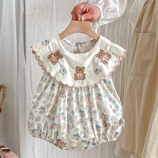 ชุดบอดี้สูทสำหรับทารกอายุ 0-24 เดือน จากผ้าฝ้ายคุณภาพสูง ระบ…