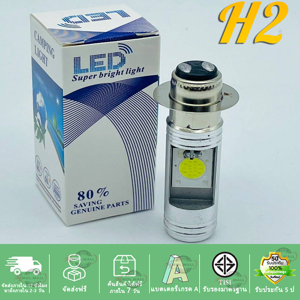 หลอดไฟหน้ามอไซ Honda สีขาว หลอดไฟหน้ามอไซ LED หลอดไฟหน้าLED หลอดไฟ LED ไฟLED หลอดไฟLED หลอดไฟ ไฟมอไซ หลอดไฟมอไซ