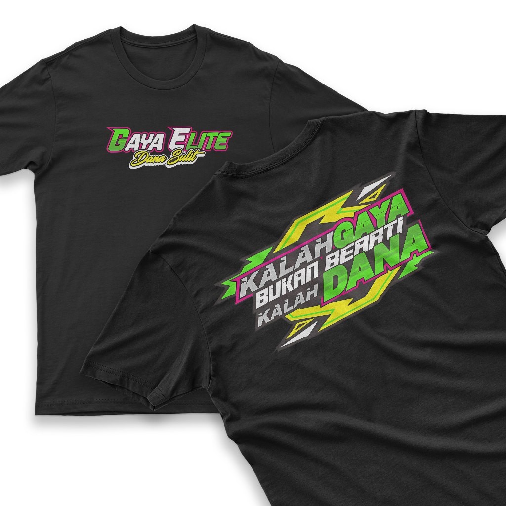 TAKO WORDS ELITE DANA สไตล์ SULIT เสื้อสไตล์ KALAH ไม่ใช่ BERARTI DANA TSHIRT DISTRO 30S