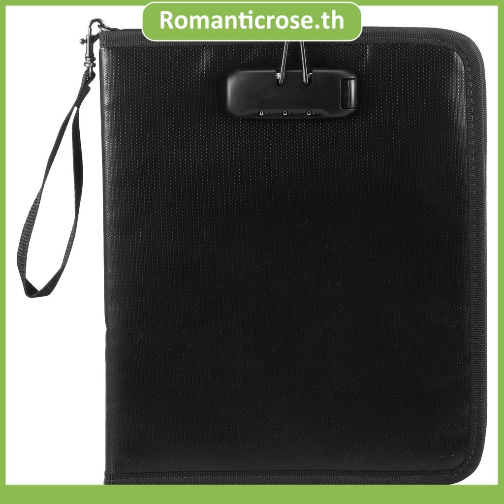 อัลบั้มสะสมเหรียญทนไฟสําหรับนักสะสมสมุดสะสมเหรียญกันน้ําพร้อมล็อคสําหรับ Pennies Bill Tokens Badges 