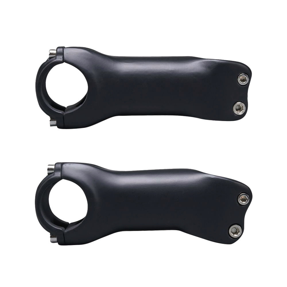 Stem Matte Carbon สีดำสำหรับจักรยาน MTB ขนาด 31.8 มม., 6/17 องศา, 1-1/8" Handlebar Stem