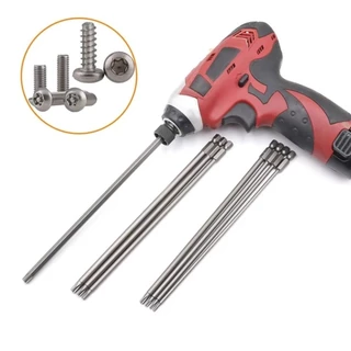 PERF 8PCS Hex Head Allen ประแจเจาะ Bits ชุด, 1/4 นิ้ว 100 มม.150 มม.200 มม.Torx ไขควงชุด Bit,ฮาร์ดแวร์อุปกรณ์เสริม T8-T40 ไฟฟ้าหกเหลี่ยม Bit ประแจใช้