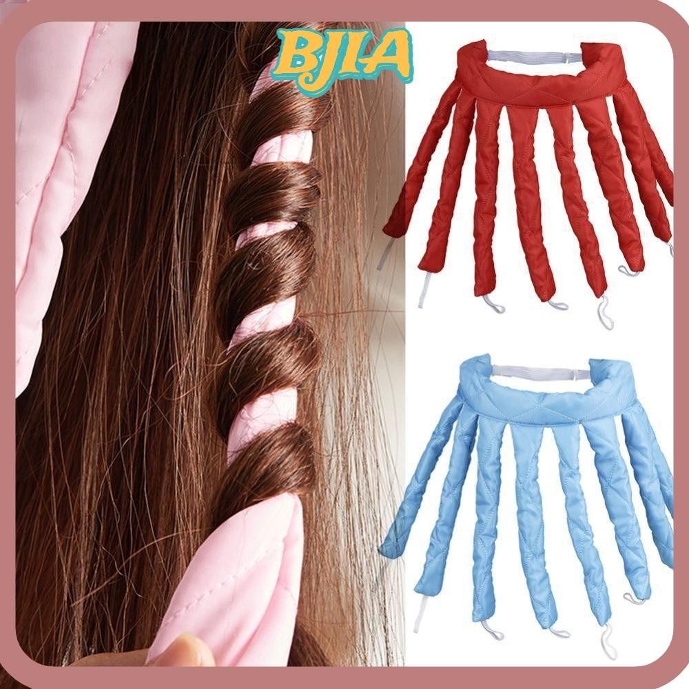 BJA Curling Stick, Heatless Soft Wave Lazy Hair Curler, DIY Octopus Curls ผ้าไหมริบบิ้นขี้เกียจเครื่องมือจัดแต่งทรงผม