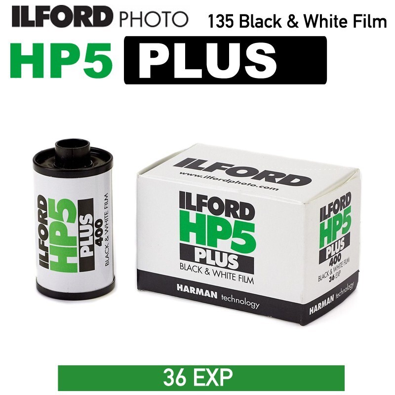 Ilford HP5 Plus 135 35 มม. ฟิล์มลบขาวดํา 36 จุด