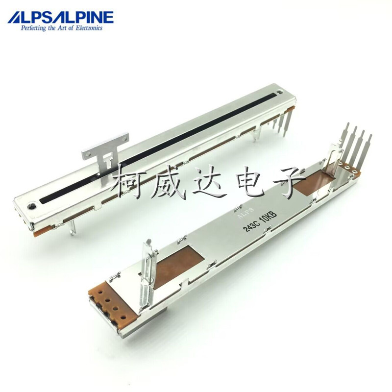 ยี่ห้อใหม่ญี่ปุ่น ALPS ตรงเลื่อน Potentiometer 10KB Allen Hesai ผสมสถานี Clipper ไม่มีมอเตอร์ 4 Pins