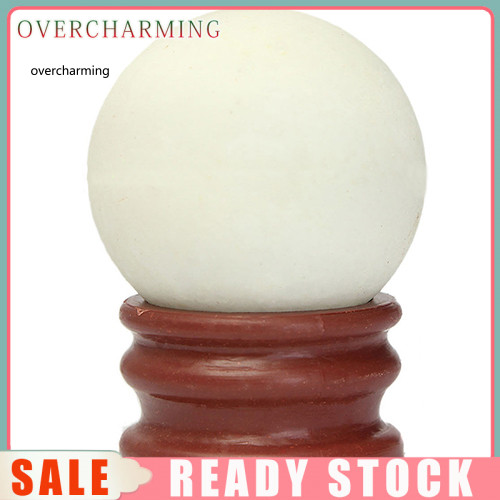 <over> Charming Luminous Glow In The Dark Stone Sphere Ball พร้อมฐานตกแต่งบ้าน
