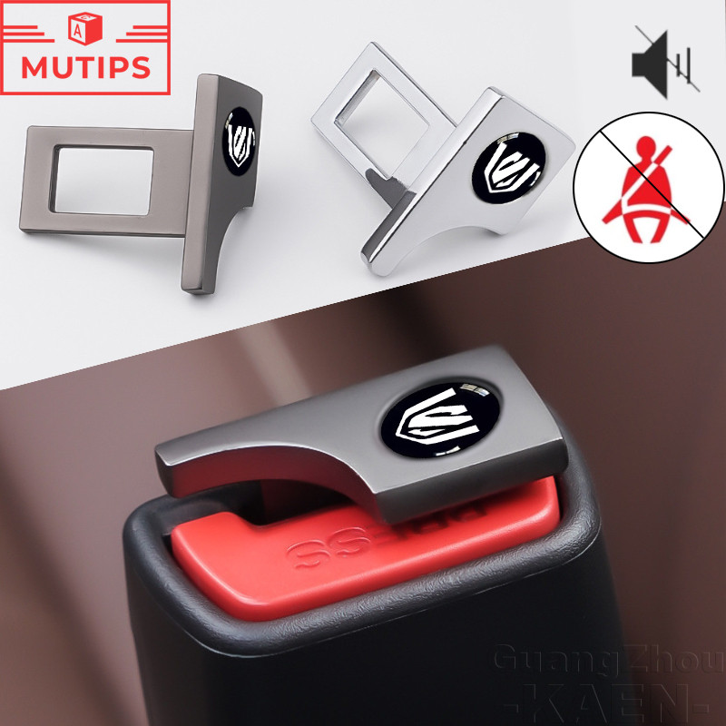 Toyota Alphard รถที่นั่งเข็มขัดหัวเข็มขัดคลิปเสียงกําจัดโลหะผสมความปลอดภัยเข็มขัดหัวเข็มขัดสําหรับ A