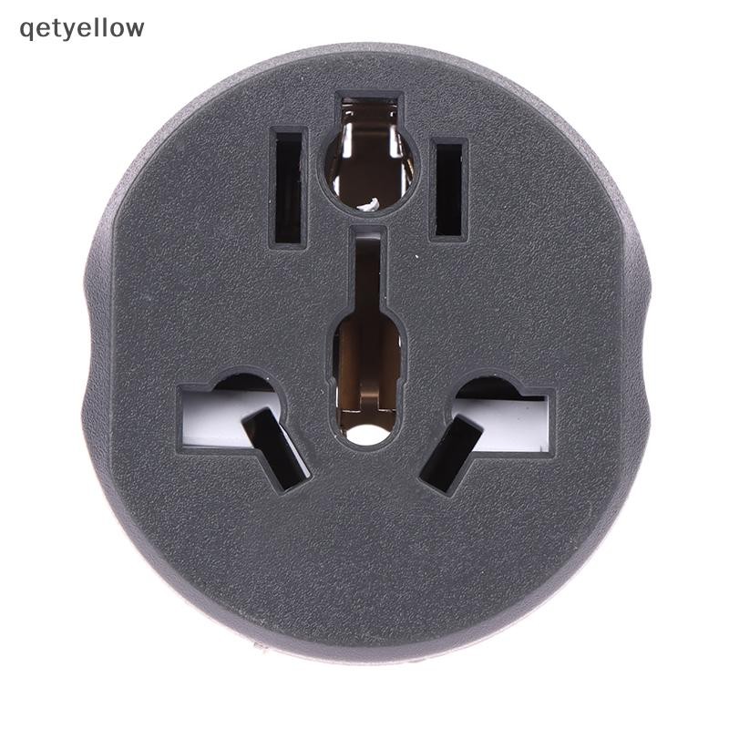 Qetyellow มาตรฐานเยอรมันปลั๊กแปลง FR AU US UK To EU Euro Korea Universal Travel Adapter Home Plug Ad