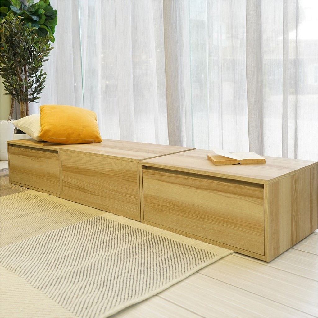 Koncept Furniture กล่องเอนกประสงค์ KC-PLAY รุ่น BLOGGER 45 cm. สีลินเบิร์ก (67x45x30 ซม.)  แบรนด์ KONCEPT FURNITURE