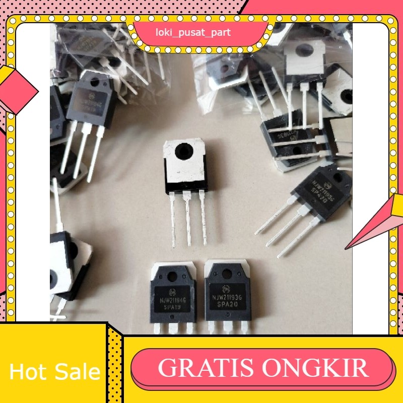 ทรานซิสเตอร์สุดท้าย NJW 21193G NJW 21194G บนต้นฉบับ