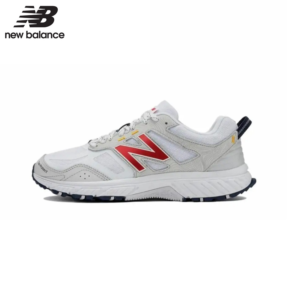 【ของแท้ 100%】New Balance NB 510 White Red MT510WR4 รองเท้าเดินป่าใบสำหรับผู้ชาย และผู้หญิง