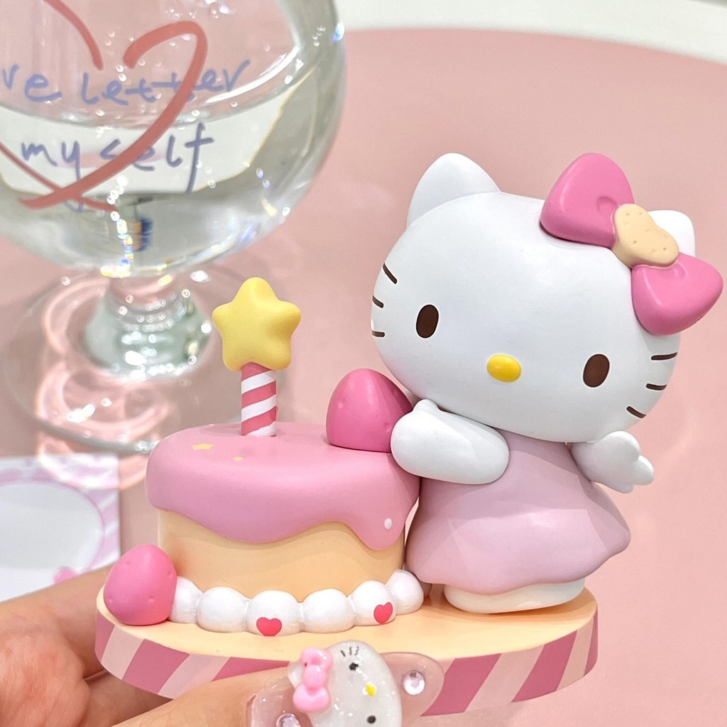 Sanrio Jewelry Dolls ของแท้ที่ได้รับอนุญาต Sanrio Hello Kitty Note Holder Vertical Cute Jewelry hellokitty Birthday Gift Series