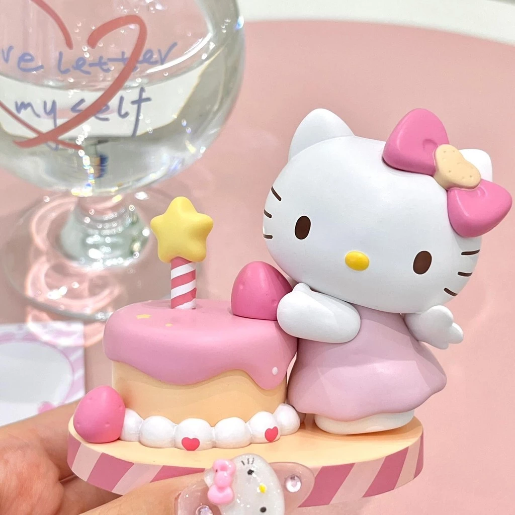 Sanrio Jewelry Dolls ของแท้ที่ได้รับอนุญาต Sanrio Hello Kitty Note Holder Vertical Cute Jewelry hellokitty Birthday Gift Series