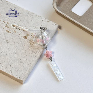 โทรศัพท์ Charms จี้, INS DIY ลูกปัดสร้างสรรค์กระเป๋าพวงกุญแจ, Lucky Wind Chime สําหรับ CCD กล้องกระเป๋านักเรียนอุปกรณ์เส