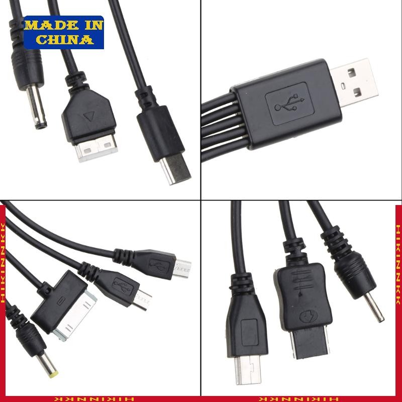 Universal USB To Multi Plug Cellpahone Charger Cable 10 in 1 USB Cable 20CM