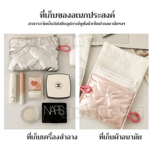 ถุงเครื่องสำอางขนาดใหญ่ กระเป๋าถืออเนกประสงค์ ถุงเครื่องสำอาง ถุงดูแลผิวขนาดใหญ่ ถุงเก็บของ