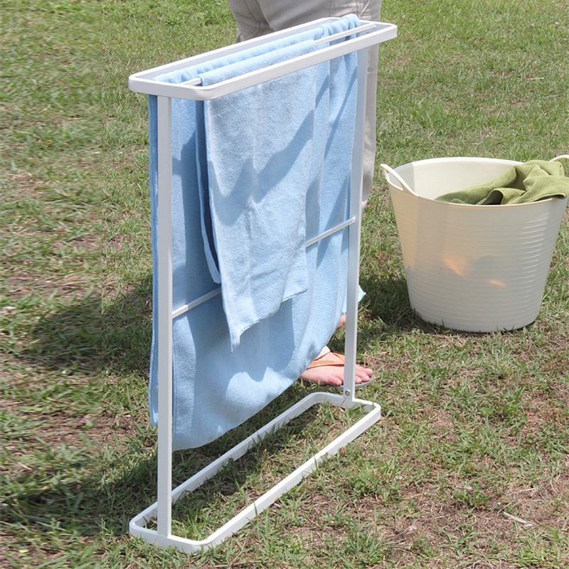 ราวแขวนผ้าเช็ดตัว ราวผ้าขนหนู ราวตากผ้าเช็ดตั เหล็กเกรดสูง ชั้นวางผ้าเช็ดตัว แข็งแรงทนทานติดตั้งง่าย - รูปที่ 5