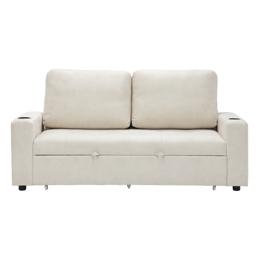 SB Design Square โซฟาเบด 3 ที่นั่ง  รุ่น Reindeer - PET  สีครีม (189x100x91 ซม.)  แบรนด์ SB DESIGN S