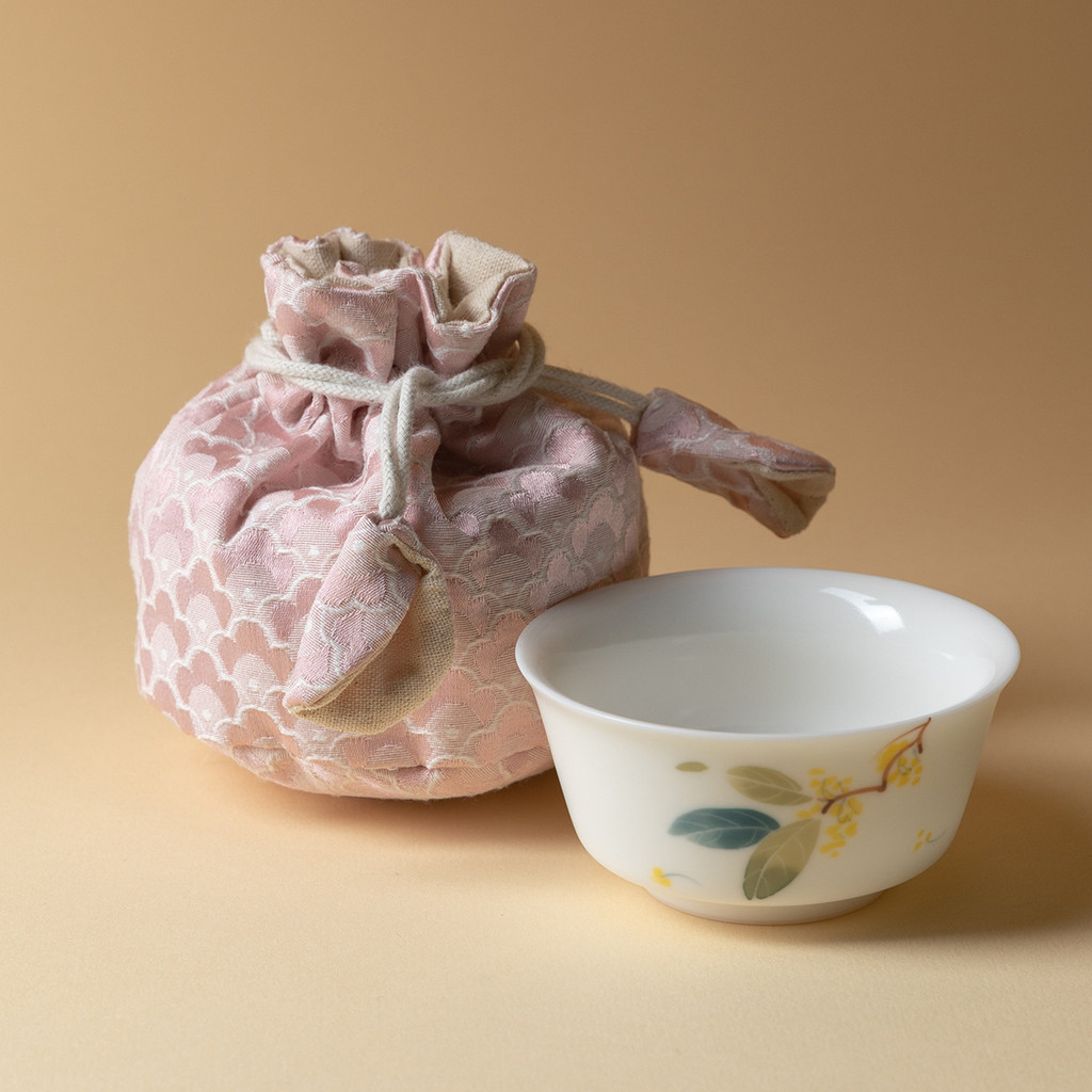 มือวาด Dangui ถ้วยชาเซรามิกแบบพกพา Master Cup อุปกรณ์ในครัวเรือนถ้วยชาสุภาพสตรีชาถ้วยเดียวของขวัญ [L