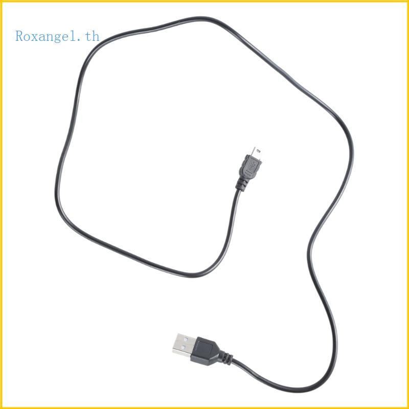 ROX USB 2 0 ชาย A ถึง Mini B 5-pin Cable Transfer Images สําหรับ MP3 4 PDA GPS ระบบ