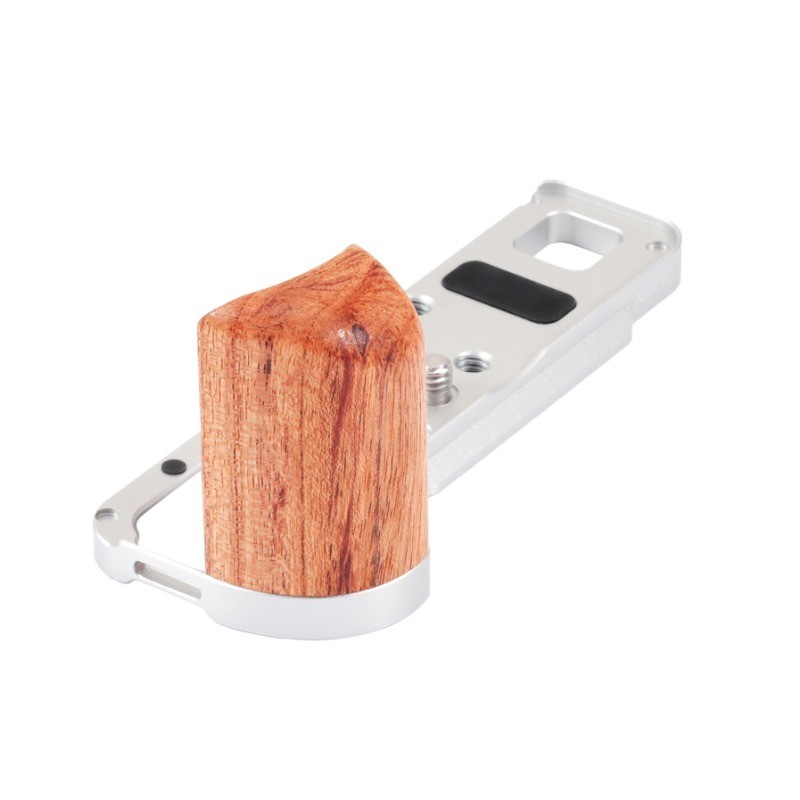 Hand Grip Quick Release แผ่นสําหรับ Fujifilm X100VI กล้อง Arca ขาตั้งกล้องไม้ Handle ไม้ Grip Fit Fu