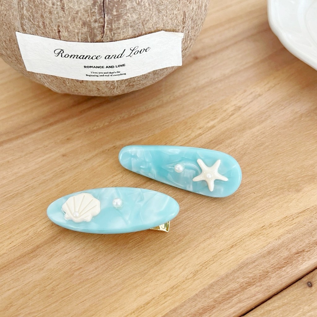 กิ๊บติดผมโทนสีฟ้า มีให้เลือกหลายแบบ พร้อมส่ง - รูปที่ 3