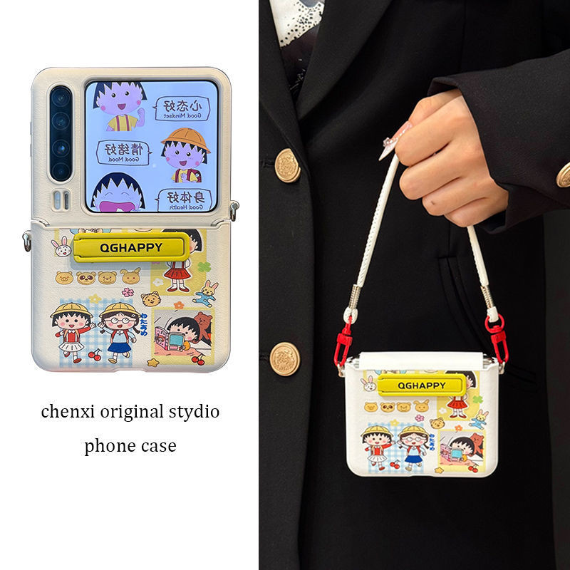 SAMSUNG การ์ตูนMeatballsสําหรับSamsung Galaxy Z Flip6 5g Z Flip5 Flip4 Flip3 Flip7 Pura X Mix Flip2 