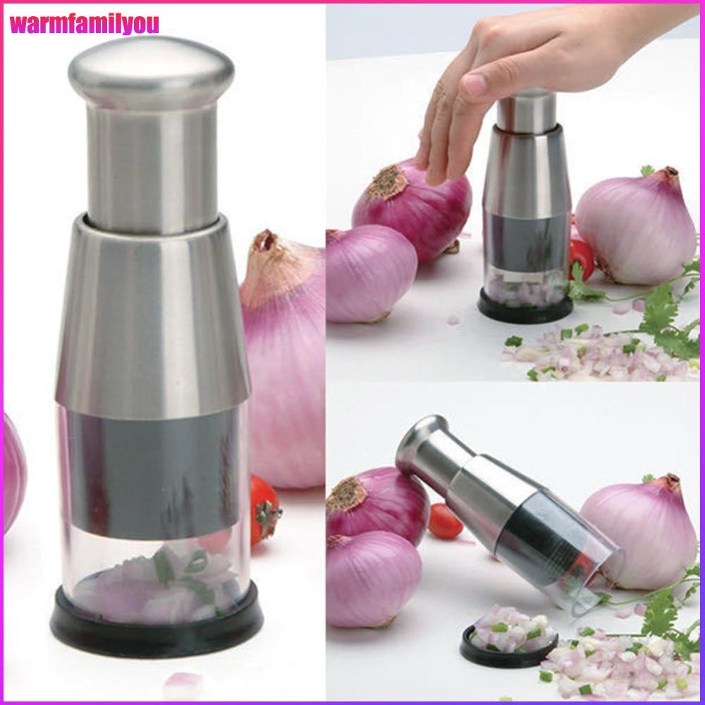 familyou สแตนเลสสตีลมือ Chopper เครื่องมือห้องครัวกระเทียม Chopper Mini กระเทียม Mincer สําหรับผักหั
