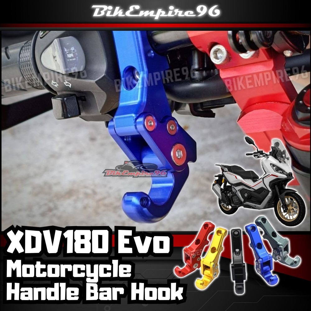 XDV180 Evo Hook อลูมิเนียม CNC ตะขอรถจักรยานยนต์อะไหล่คุณภาพ Handle Hook สําหรับ Keeway XDV180 EVO