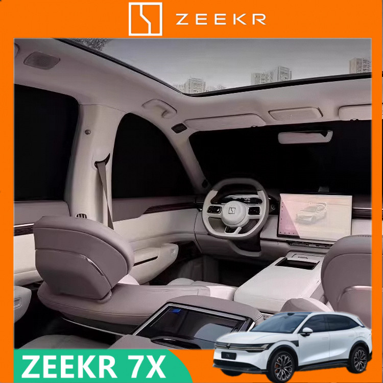 2025 ZEEKR 7X 001/007 GT ม่านบังแดดหน้าต่างม่านบังแดดด้านหน้าโล่ความเป็นส่วนตัวม่านหน้าต่างด้านข้างพิเศษ