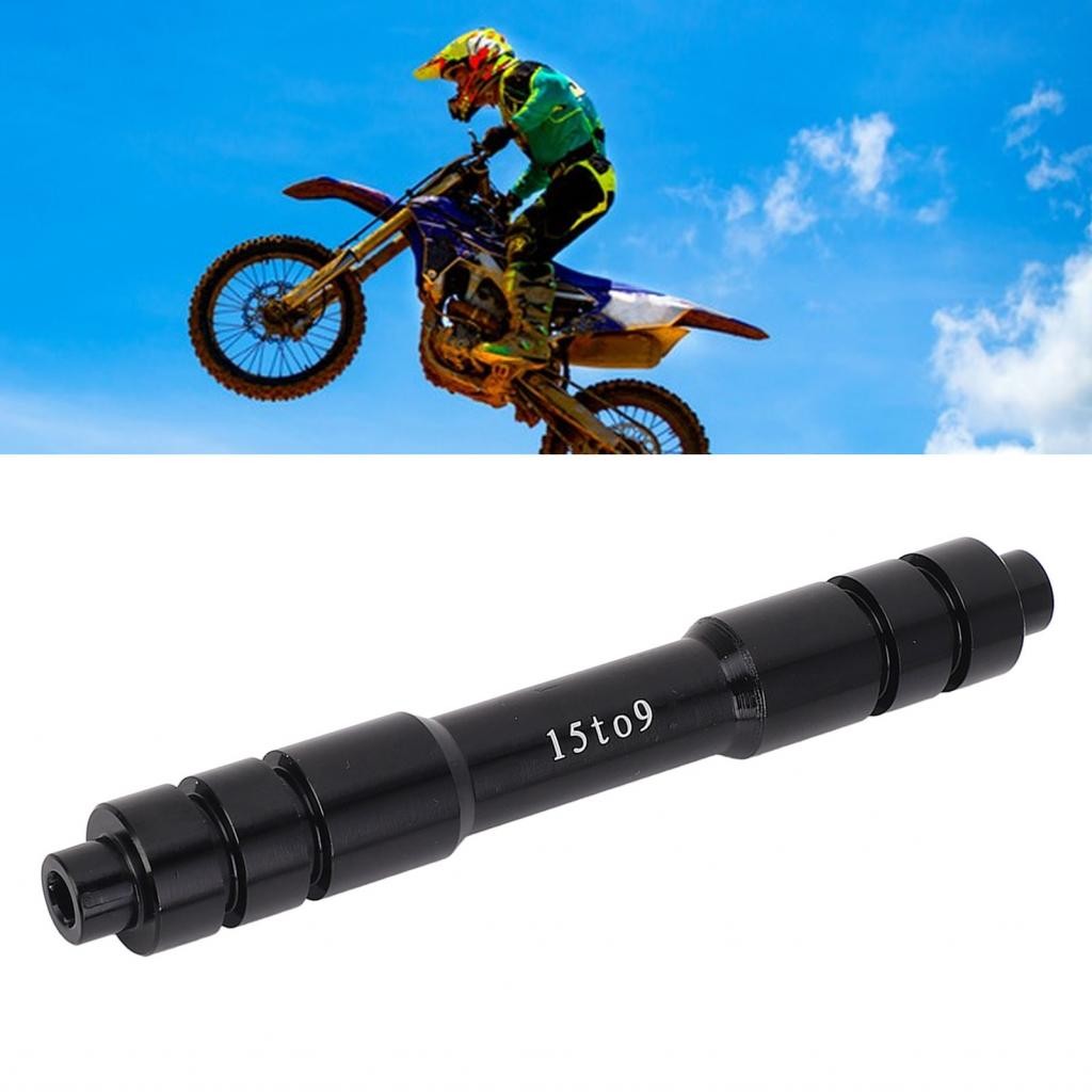Jiabo-my RiToEasysports Bikes Thru Axle Hub Adapter อลูมิเนียม 15 มม.ถึง 9 มม. Quick Release ล้อส้อม
