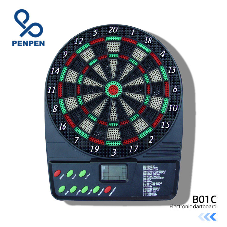 สเปรย์ PENPEN Dart Board Set Small Target Safety Darts Children Automatic Scorring Soft Darts