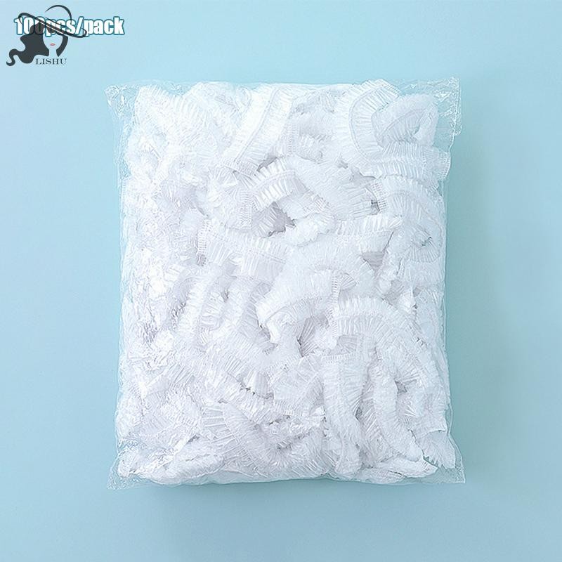 LISHU 100 ฝาครอบเก็บอาหารแบบใช้ซ้ําได้เก็บสดแผ่นห่อพลาสติก Clings ฟิล์ม th