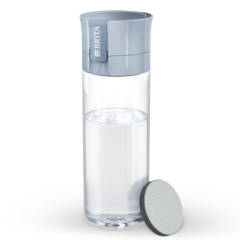 Brita Water Purifier Bottle - Water Bottle - PFOS/PFOA Tested - My Bottle - Light Blue - Set of 2 - 