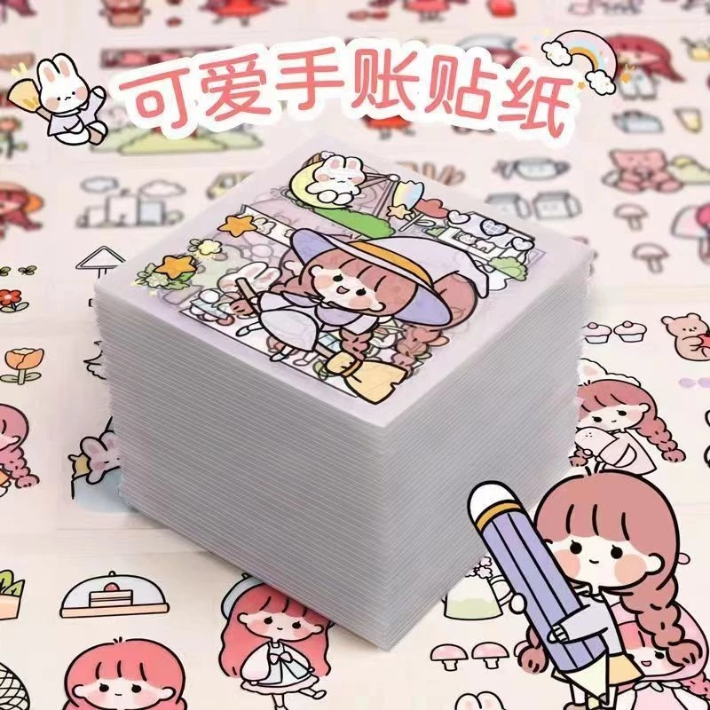 100pcs Random Sticker Waterproof Clear Pet Sticker สําหรับตกแต่งอัลบั้มสติ๊กเกอร์สติกเกอร์ที่กําหนดเอง💥จัดส่ง💥จากประเทศไทย