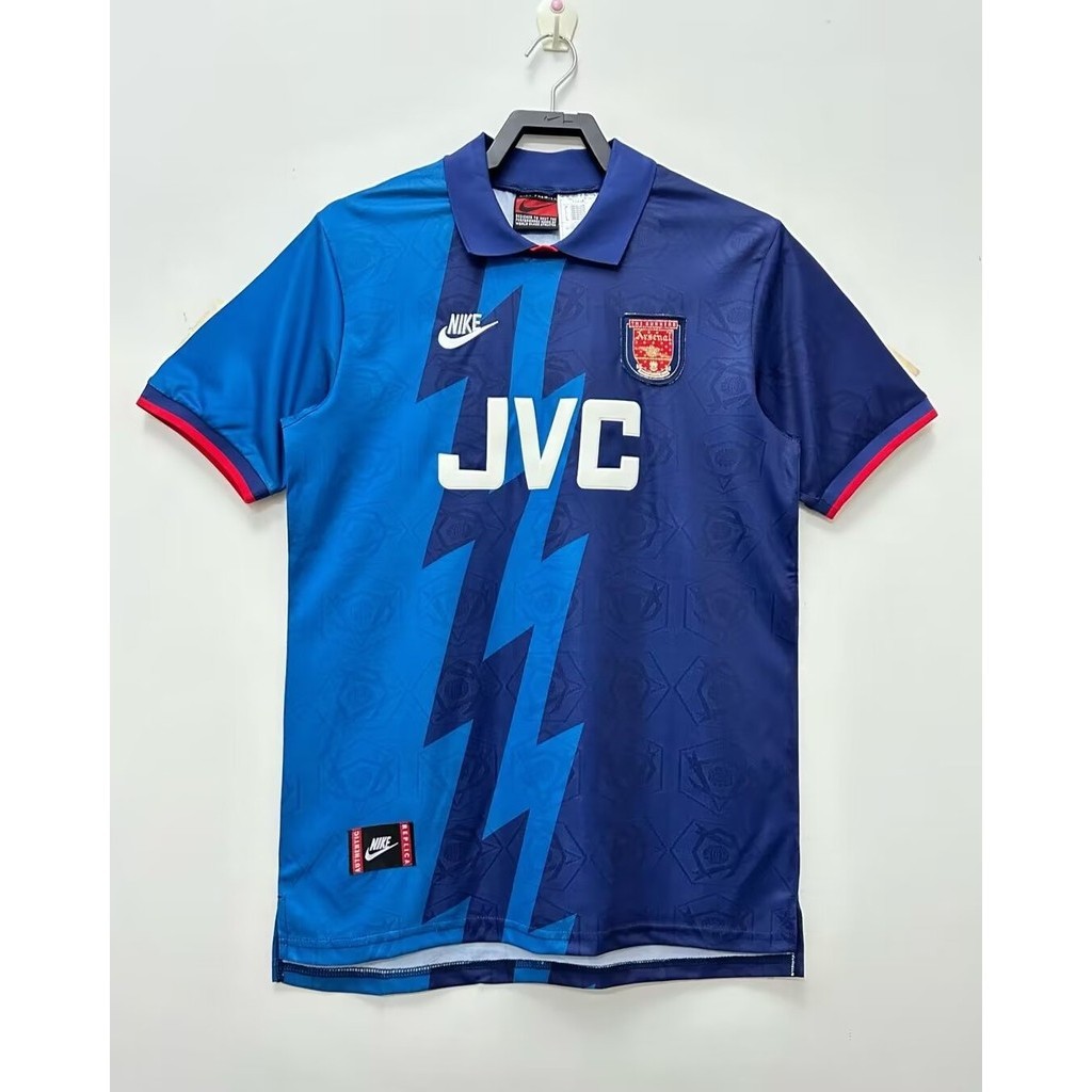 9596 เสื้อฟุตบอลย้อนยุค Arsenal away AAA+เสื้อฟุตบอลแขนสั้นคุณภาพสูง
