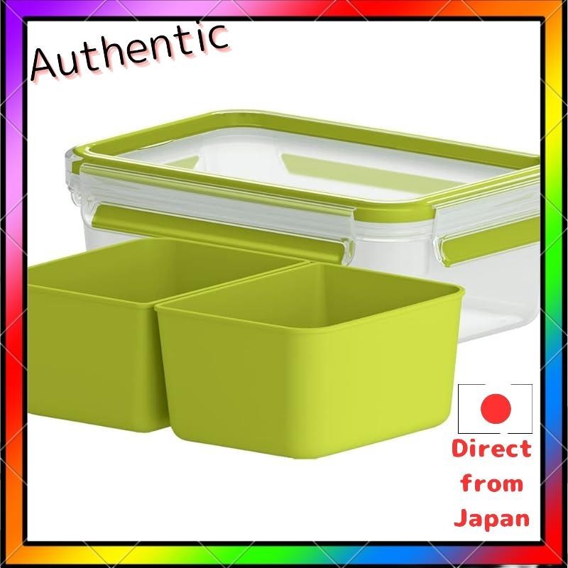 T-Fal ภาชนะเก็บ Bento Box 1.0L ปิดผนึกพร้อมบรรจุในตัว "Master Seal To Go Lunch Box" พร้อม Divider รั