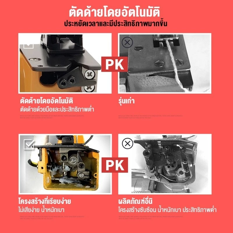 เครื่องเย็บกระสอบ GK9-886 จักรเย็บกระสอบ จักรเย็บกระสอบไฟฟ้า เครื่องเย็บปากกระสอบ เครื่องเย็บกระสอบทราย thumbnail 9