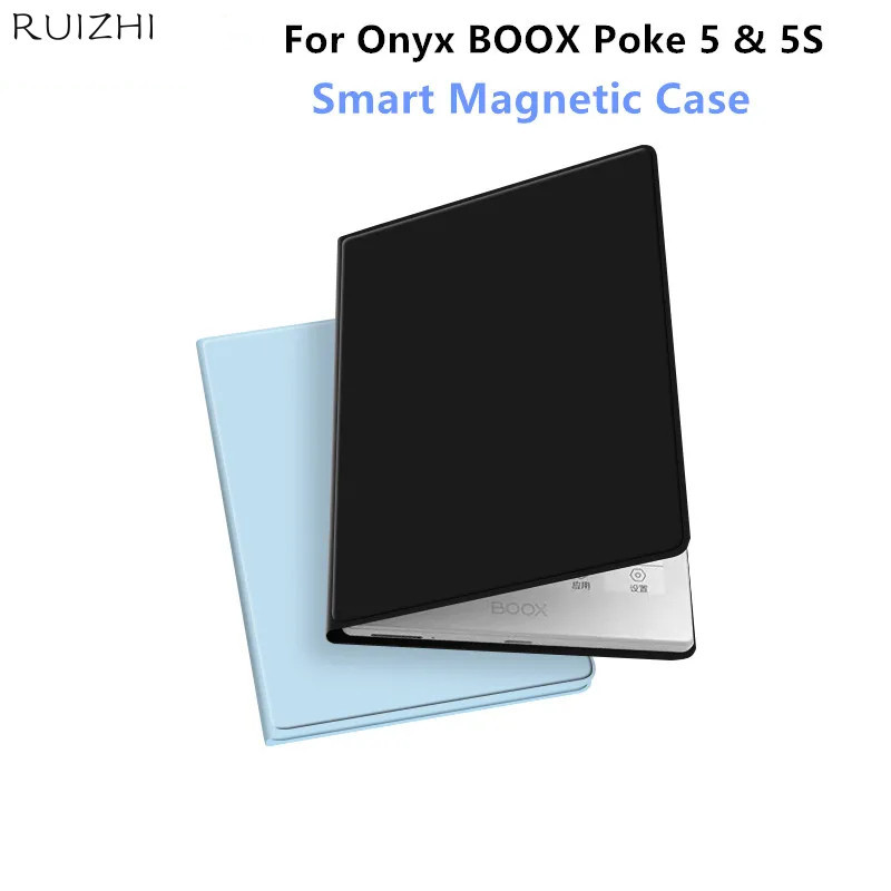 สําหรับ ONYX BOOX Poke 5/Poke 5S กรณี Ultra บางแม่เหล็กสมาร์ทสําหรับ BOOX Poke5 Poke5s Ebook ขาตั้งผ