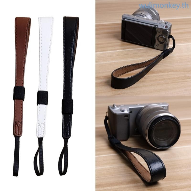 Wu สายคล้องกล้องสายรัดข้อมือกล้อง Hand Grip สายรัดข้อมือสําหรับ X20 X100 X100S A7 A7R A7S A7II A6000 A5100 A5000 RX1 RX1R