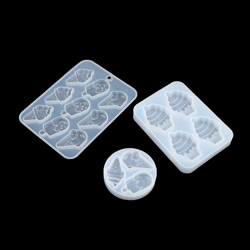 [springeven] DIY ไอศกรีมไอศกรีมแม่พิมพ์ซิลิโคน Kawaii อาหาร Cabochon DIY Decoden อุปกรณ์เสริมสต็อกให