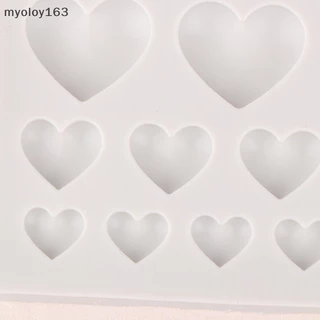 Myoloy 25 Cavity Love แม่พิมพ์ซิลิโคน DIY รูปหัวใจเค้กแม่พิมพ์ Pastry Fondant ช็อกโกแลตเค้กตกแต่งเครื่องมือเบเกอรี่อุปกรณ์เรซิ่น Mould TH