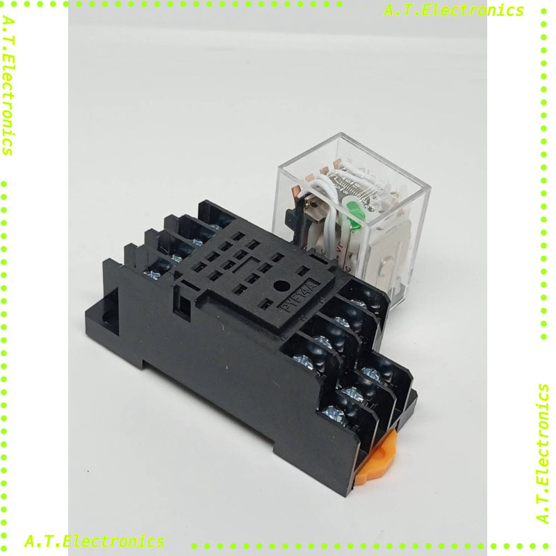 พร้อมส่ง! รีเลย์ ซ๊อคเก็ต RELAY my2 my2n  my4n my2n+socket my4n+socket DC12v DC24v AC220v